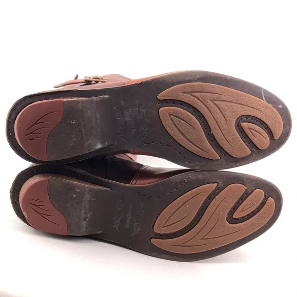 Patagonia Addie Rider Brown Leather Tall Riding Boots 9.5 - Picture 7 of 16